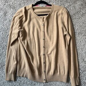 Classic Cashmere Tan Women's Sweater
